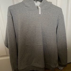 Fall sweatshirt with big hood